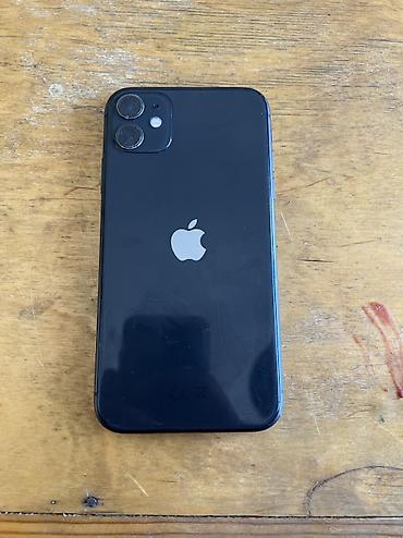 Мобильные телефоны: IPhone 11, Б/у, 128 ГБ, Черный, 75 % — 1
