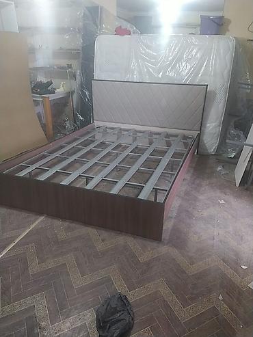carpayı doşəyi: İşlənmiş, İkinəfərlik çarpayı, Bazasız, Matras ilə, Siyirməsiz — 2