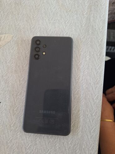телефон для пожилых людей fly: Samsung Galaxy A32 5G, 64 GB, rəng - Qara, Barmaq izi
