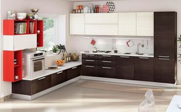 Кухонные гарнитуры: Кухонные гарнитуры современного дизайна - Прямые и Г-образные решения — 4