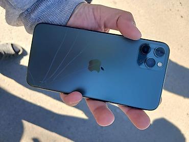 Техника и электроника: IPhone 11 Pro Max, Б/у, 64 ГБ, Matte Midnight Green, Чехол, 70 % — 6
