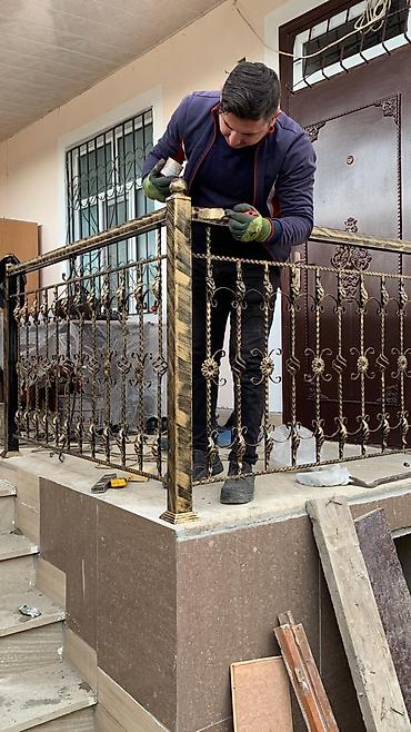 məhəccər şəkilləri: Balkon məhəccəri, Polad — 4