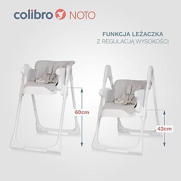 gnezdo igraonica: Stolica za hranjenje COLIBRO NOTO 2u1 – boja DOVE Šifra proizvoda — 6