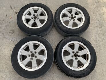титан диски тайота виндом: Дөңгөлөктөр монтажда 195 / 65 / R 15, Жай, Колдонулган, Комплект, Жеңил унаалар, Куйма, тешиктери - 5