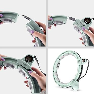 Halqalar: Smart hula hoop - 9–13 moduldan ibarət quruluş: bel ölçüsünə uyğun — 4