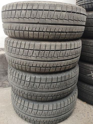 обмен на 17: Шины 215 / 55 / R 17, Зима, Б/у, Комплект, Легковые, Япония, Bridgestone — 1