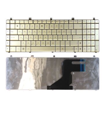 игровой ноутбук asus: Клавиатура для Asus N55 серебристая Арт.104 Совместимые модели
