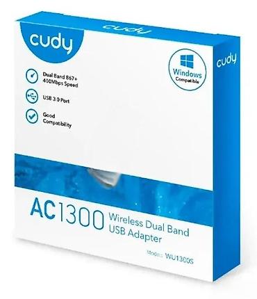 Modemi, ruteri i mrežni uređaji: Cudy AC1300 bežični USB adapter (model WU1300S) - Dvopojasni Wi‑Fi — 3