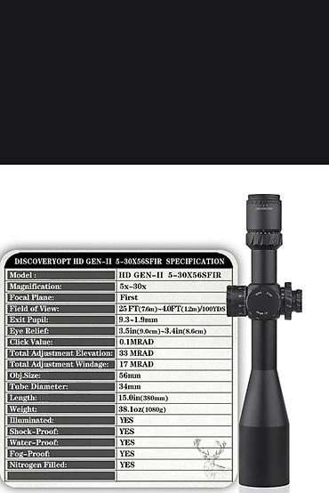 купит бинокль: DiscoveryOpt HD GEN II 5-30x56 SFIR FFP optik nişangah✅✅✅ Ən ideal — 3