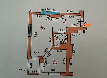 Продажа квартир: 1 комната, 32 м², Учкун мкр Элитка, 9 этаж, Евроремонт — 6
