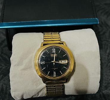 sa staklom: Seiko muški ručni sat – automatik, Japan - Mehanizam: automatski — 3