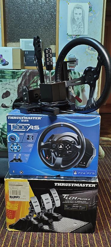 Рули: Комплект для симрейсинга Thrustmaster + аксессуары Состав: - Руль — 1