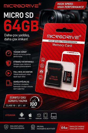 yx116 drone: Microdrive 64gb micro SD Smartfon,Planşet,Oyun — 2