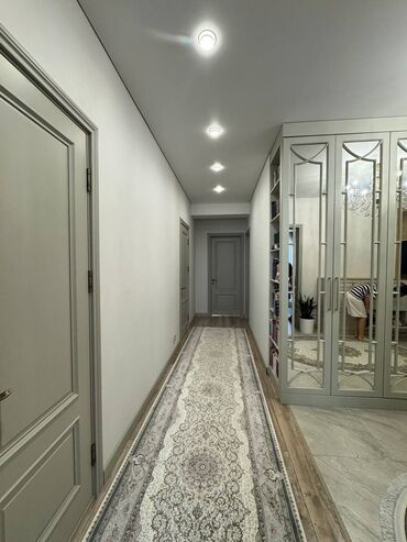 эмарк жибек жолу: 4 комнаты, 124 м², Элитка, 3 этаж, Дизайнерский ремонт