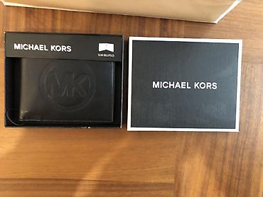 Portmone, pulqabıları: Miichael Kors brendi kisi portmone. Yenidir. 98 dollara alinib — 3