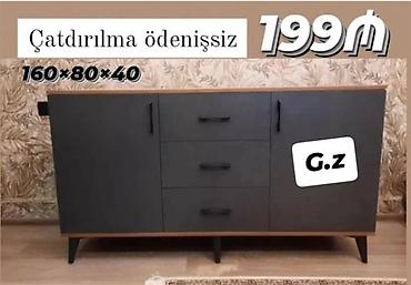 Komodlar: Mebel – müasir konsol/komod - Ölçülər: 160 × 80 × 40 sm - Rəng və — 1