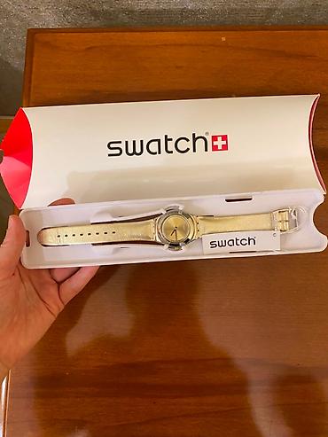 Aksesuarlar: Tam yeni orijinal Swatch saatı – Hədiyyə üçün ideal seçim! Təsəvvür — 2