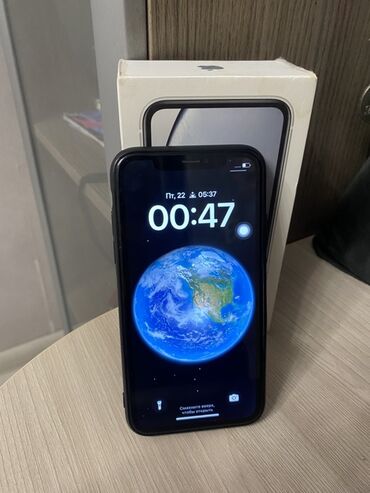 нерабочие телефоны: IPhone Xr, Б/у, 128 ГБ, Белый, Коробка, 75 %