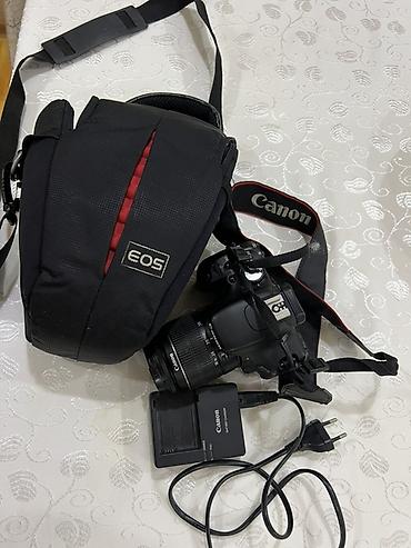 Фотоаппараты: Canon EOS 600D DSLR fotoaparat + 18-55mm obyektiv dəsti Ps: çox az — 10