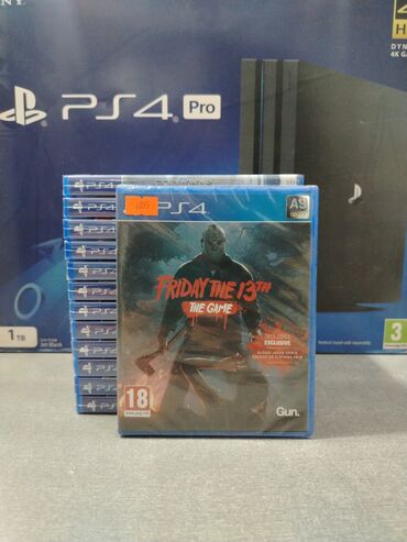 pileteler: Ps4 üçün friday 13th oyun diski. Tam yeni, original bağlamada