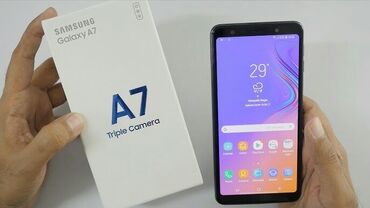 samsung s8 plus qiymeti kontakt home: Samsung Galaxy A7 2018, 64 GB, rəng - Qara, Barmaq izi