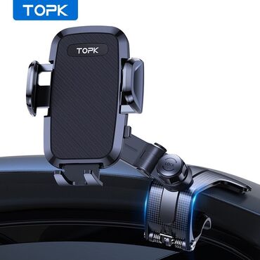 держатель для телефона: Автомобильный держатель для телефона TOPK с возможностью крепления на
