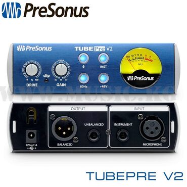 Гитары: Ламповый микрофонный предусилитель Presonus TubePre V2 PreSonus