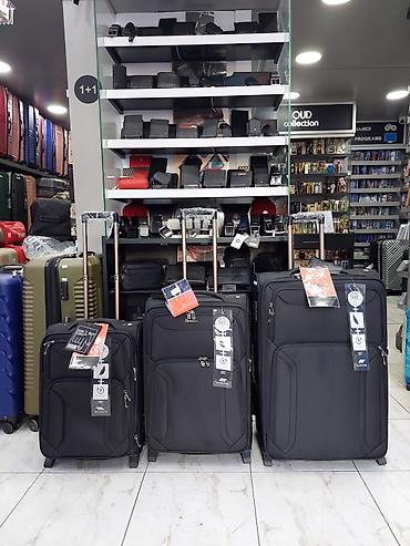 Çamadanlar: Səyahət üçün çoxfunksiyalı yumşaq materialdan hazırlanmış çamadanlar — 1