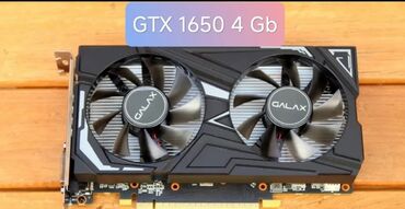 видеокарта на компьютер: Видео карта, Жаңы, Galax, GeForce GTX, 4 ГБ, ПК үчүн