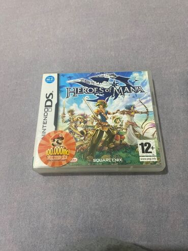 nintendo ds: Hereos of Mana (Nintendo DS) yanında iki ədəd nintendo game boy oyunu