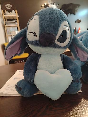oyuncaq tir: Məhsul: yumşaq oyuncağ (Stitch motivli peluş) - Dizayn: Mavi tonlarda — 1