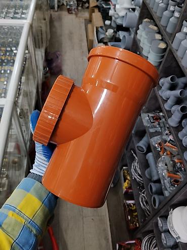 Ревизия канализационная наружная TEBO, ПВХ, 110 мм Ревизия для
