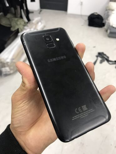 galaxy z flip цена бишкек: Samsung Galaxy A6, Колдонулган, 32 GB, түсү - Кара, 2 SIM