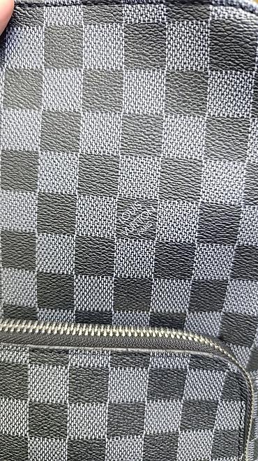 Сумкалар: Сумка через плечо в стиле Louis Vuitton, узор Damier Graphite — 4