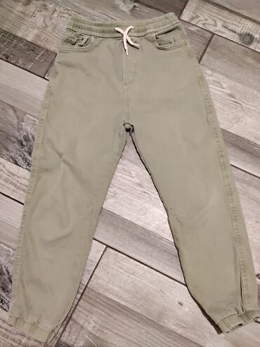 Pantalone: Zara, 134-140, bоја - Maslinasto zelena