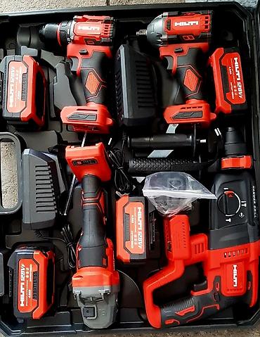 Наборы электроинструментов: Набор хильти 3×1. блгарка+гайковерт+шуруповерт+2 больших — 1