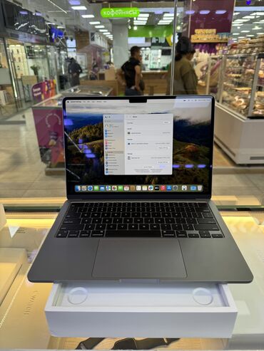 macbook air 2019 бу: Ноутбук, Apple, 16 ГБ ОЭТ, Apple M2, 13.5 ", Жаңы, Татаал эмес тапшырмалар үчүн, эс тутум SSD