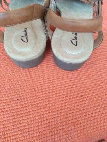 Sandale: Clarks kozne sandale BR 42, idealne za svaki dan, stanje odlicno kao — 8