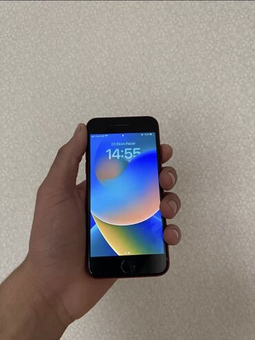 Apple iPhone: IPhone 8, 256 GB, Qırmızı, Barmaq izi