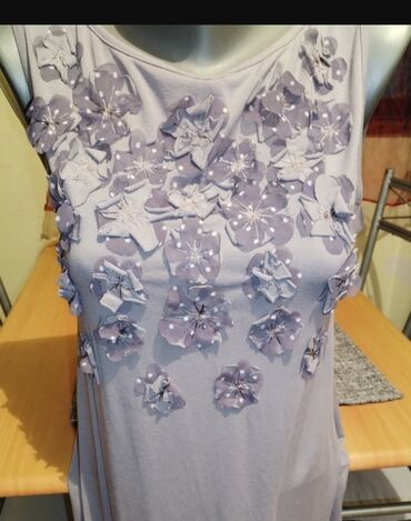poslovne haljine: S (EU 36), color - Lilac, Other style, Short sleeves