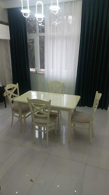 Masa və oturacaq dəstləri: Mətbəx üçün, Yeni, Açılmayan, 4 stul — 7