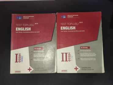 azərbaycan dilindən çalışmalar 4 cü sinif: İnqilis dili 2019 toplu 1-ci və 2-ci hissə 2-si birlikde 3 azn