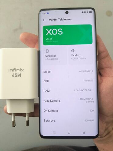tecno spark go 1 qiyməti: Infinix Zero 30, 256 GB, rəng - Qızılı