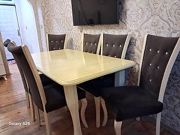 Masa dəsti satılır 330₼. Heç bir problemi yoxdur.Ünvan Xırdalan