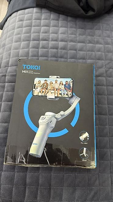 iphone 13 pro korpus: TOKQI M01 3-oxlu smartfon gimbal stabillizatoru - 3-axis — 1