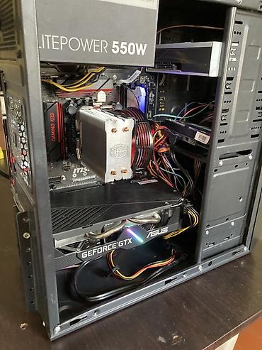 Masaüstü kompüterlər və iş stansiyaları: Güclü Oyun və İş Kompüteri – i7 7700 / GTX 1660 Super 6GB / 32GB RAM — 2