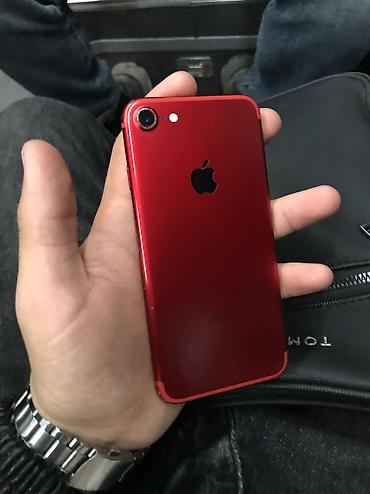 iphone azerbaycan: IPhone 7, 128 GB, Qırmızı, Barmaq izi — 1