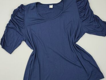 bluzki koszulowe niebieska: Blouse, 4XL (EU 48), condition - Very good
