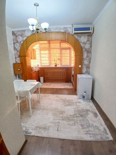 сдается квартира район кара жыгач: 2 комнаты, 55 м², 106 серия, 9 этаж, Евроремонт