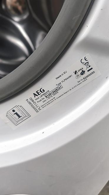 aparat za sušenje i peglanje veša: Prodajem AEG veš mašinu L6FB50478, kapaciteta 7 kg, sa centrifugom do — 5